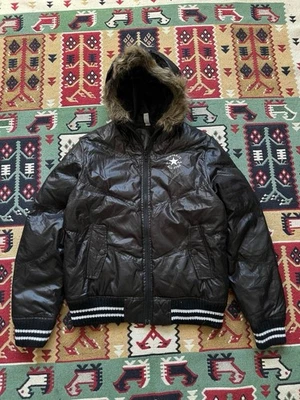 Chaqueta de piel recortada vintage Convers  Foto 1 de 4