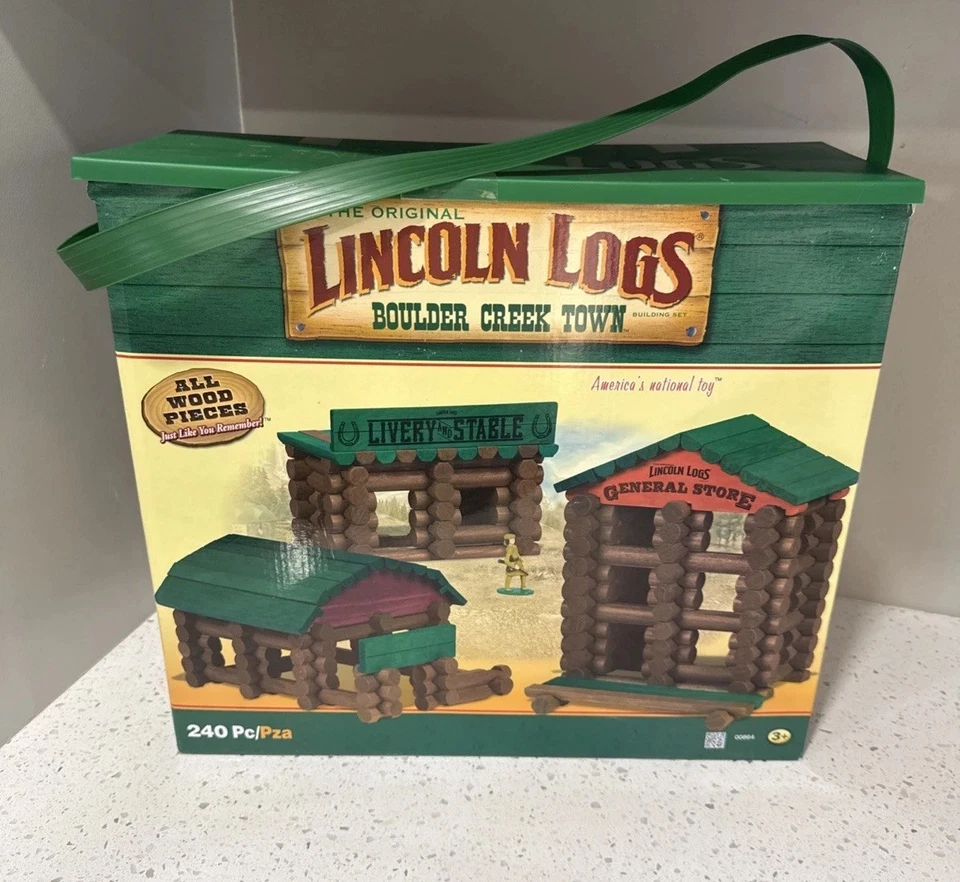 Hasbro The Original Lincoln Logs Boulder Creek Town 240pc