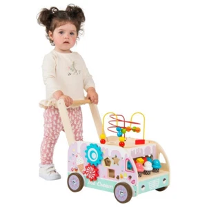 Carro de helados de madera para jugar ardilla juguete de madera colorido para niños y efectos divertidos - Imagen 1 de 4