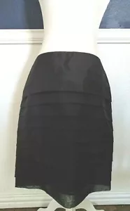 Etcetera schwarzer eleganter Lagenrock Gr. 8 100 % Seide - Bild 1 von 7