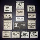 Mott The Hoople 1st Album, Mad Shadows Era 1970 Mini UK Concert Ad Lot (14)