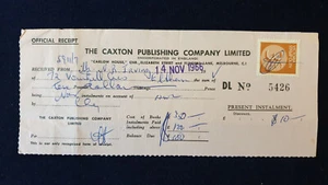 Stamp Duty Victoria 3c on THE CAXTON PUBLISHING COMPANY LIMITED #8125 - Picture 1 of 2