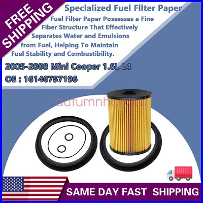 Kit de filtro de combustible del tanque de gasolina + juntas tóricas para Mini Cooper R50 R53 3/2002-06 07-08 R52 Foto 1 de 4