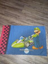 Mario Kart Luigi Wii Pillowcase Double Sided Nintendo Eat My Dust Racing 2010 