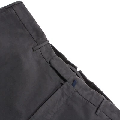 Incotex NWT Chinos / Casual Pants Size 56 (40 US) In Solid Blue Cotton Blend - Image 1 of 4