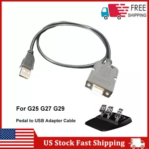 USB Adapter Cable Converter for Logitech G29 G27 G25 Pedal Modification Part US - Picture 1 of 5