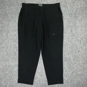 OSKA Pants Womens Size 5 | 14 / 16 Black Wide Leg Crop Pull On Casual Business - Picture 1 of 13