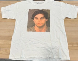 Official Nelk Boys Jesse Mugshot T Shirt White LARGE BARELY WORN Full Send 🔥 - Picture 1 of 3
