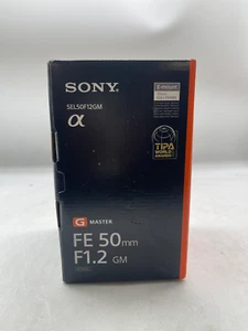 Sony FE 50mm F1.2 GM Full-Frame G Master Lens SEL50F12GM – Brand New - Picture 1 of 9