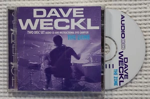 DAVE WECKL The Zone Drum Instruction Jazz Fusion Post Bop 2001 STRETCH CD+DVD - Picture 1 of 2