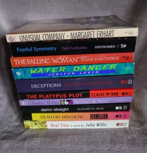 (10) Various Lesbian Novels - Erhart Fairbanks Hawthorne Levin Miller Willis +++ - Picture 1 of 12
