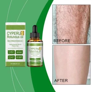 Olio Naturale Cyperus Rotundus 60 ml inibitore depilazione ritardante'; - Foto 1 di 19