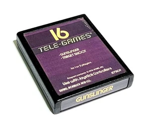 GUNSLINGER (Atari 2600, 1978) Sears, Telegames, Cleaned & Tested - Picture 1 of 3