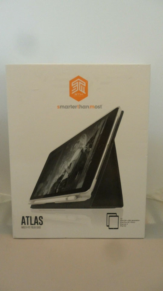 Atlas Multi-Fit Folio Case iPad 5th 6th Pro 9.7" Air Air 2 STM  - Image 1 of 2