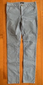 American Eagle AE Skinny Pants Blue work 8 XL X-Long mid rise Stretch Tall - Picture 1 of 4