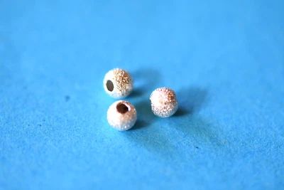 3X4MM  DIAMANTIERT KUGEL AUS STERLINGSILBER 925-217  - Bild 1 von 4