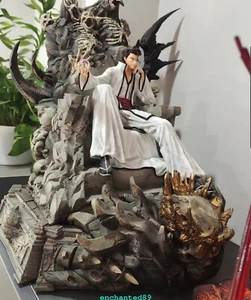 Statua modellino statuina dipinta in resina BlackWing Studio Bleach Aizen Sousuke GK - Foto 1 di 4