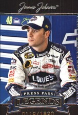 2005 Press Pass Legends Blue #31B Jimmie Johnson /1890