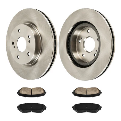 Rotores de freno delanteros + pastillas de cerámica para 2006 2007 2008 09-2013 Suzuki Grand Vitara Foto 1 de 4