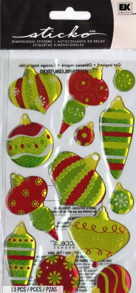 Рождественские ретро украшения эпоксидная смола новая упаковка наклейки для скрапбукинга стикеры - Изображение 1 из 1