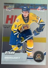 2021-22 Upper Deck CHL Clear Cut Acetate Xavier Bourgault #324