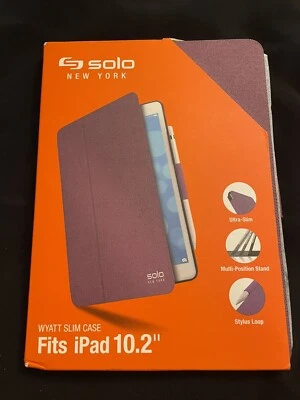 SOLO NEW YORK - WYATT SLIM CASE for IPAD 10.2", mauve purple - Image 1 of 3