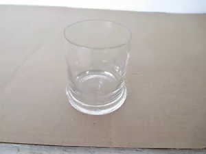 Vintage 3" Clear Glass Low Ball Tumbler Cocktail Glass - Picture 1 of 3