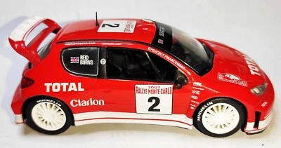 Peugeot 206 WRC 1/43 Montecarlo 2003 No Brumm No Burago - Immagine 1 di 4