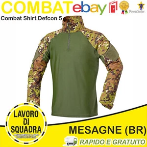 Maglia Tattica Tactical Shirt Combat Vegetato Italiano LYCRA YKK Militare - DEFC - Imagen 1 de 1