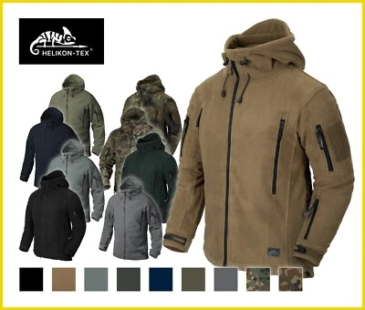 Helikon-tex PATRIOT Double Fleece jacket Combat Hooded Warm Outdoor Tactical - Image 1 of 4