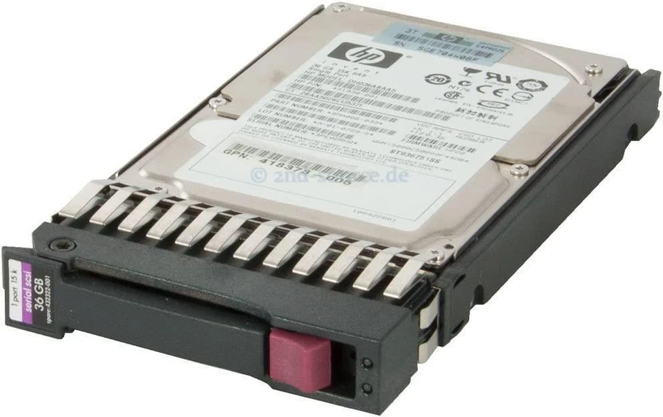HP 36GB HOT PLUG SAS 2.5 Single Port Hard Drive 3 GB/s 15000 RPM 431933-B21 - Image 1 of 1