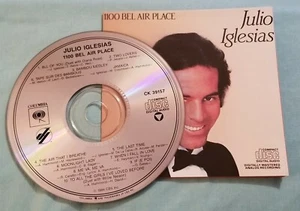 DISC & INSERT ONLY....Julio Iglesias "1100 Bel Air Place" Pre Owned CD  - Picture 1 of 1