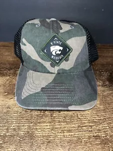 Truckermütze Kansas State Erwachsene Camouflage Druckknopflasche - Bild 1 von 5