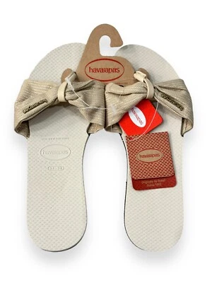 Sandalias Havaianas You St. Tropez Shine chanclas beige para mujer 7/8 Foto 1 de 4
