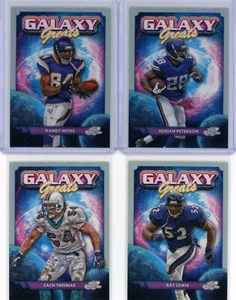 Lote de 4 tarjetas 2024 Topps cromadas galaxia cósmica grandes refractor - Imagen 1 de 2