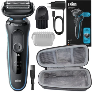 NUEVA afeitadora Braun Series 5 50M1000s Wet Dry con estuche y cepillo de lim... - Imagen 1 de 4