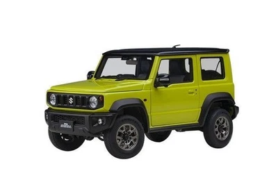 Nuovo AUTOart 1/18 Suzuki Jimny Sierra (JB74) giallo/nero tetto completo Mini - Immagine 1 di 4