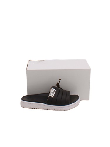 Jordan sandali donna UK 2.5 neri 100% altri slider nuovi con etichette