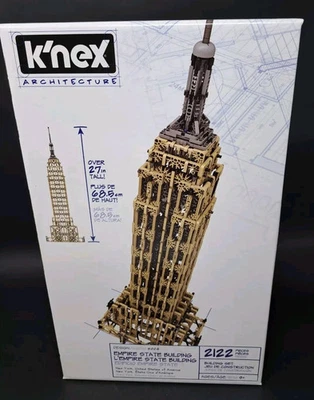 New K’NEX Architecture - Empire State Building - 2122 Pieces - Image 1 of 4