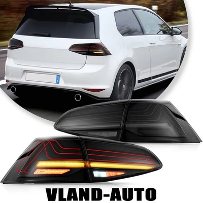 Luces traseras LED para Volkswagen Golf 7 MK7 hatchback 2014-2016 lámparas láser DRL Foto 1 de 4