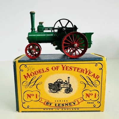 Matchbox Models Of Yesteryear Y-1 Alchin Traction Engine Diecast Modell & Box - Bild 1 von 4
