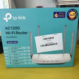 tp-link ac1200 wifi router archer a54 dual band wireless internet open box new - Picture 1 of 4