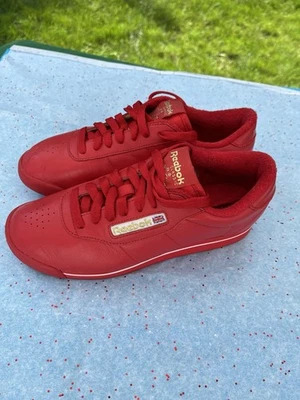 Zapatillas rojas Reebok Classic Princess para mujer talla 7 nuevas sin etiquetas  Foto 1 de 4