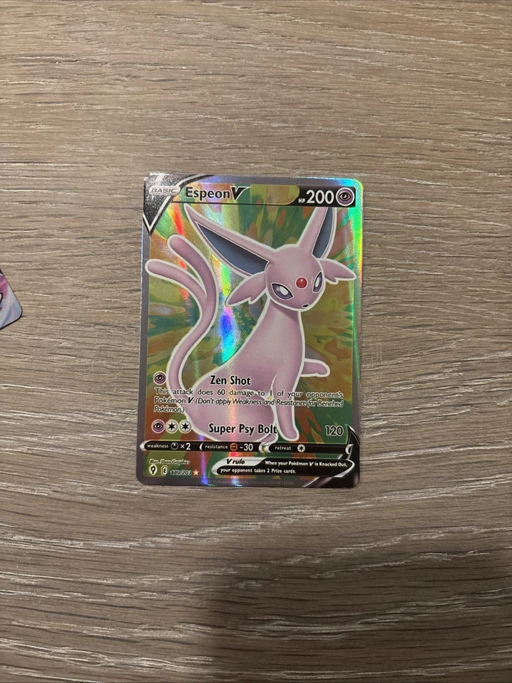 Espeon V (Full Art) 179/203 Swsh07: Evolving Skies Holo - Bild 1 von 1