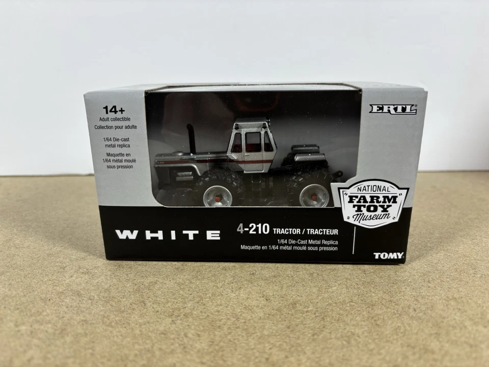 ERTL 1/64 White 4-210 4WD Tractor with Duals 2024 National Farm Toy Museum 60006