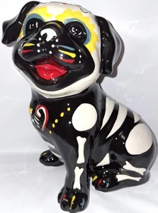 Blue Sky Clayworks 20605 Baxter Day of Dead Keramik Hund Mehrfarbig... - Bild 1 von 11
