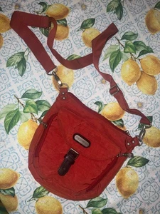 Marsupio Baggallini vita convertibile tracolla marsupio cintura borsa nylon rosso - Foto 1 di 17