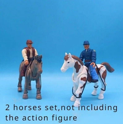 Mega Bloks Blanco y Marrón Caballo Montaje Juguetes Pack Colección Escena Decoración Foto 1 de 4