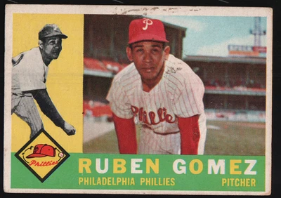 1960 Topps Baseball #82 - Ruben Gomez - Philadelphia Phillies  60-049 - Image 1 of 2