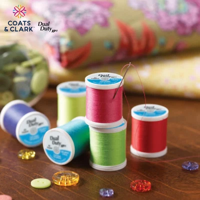 Coats & Clark Dual Duty XP Thread Gift Set of 32  Spools 4000 yds S900 Rainbow - Image 1 of 4